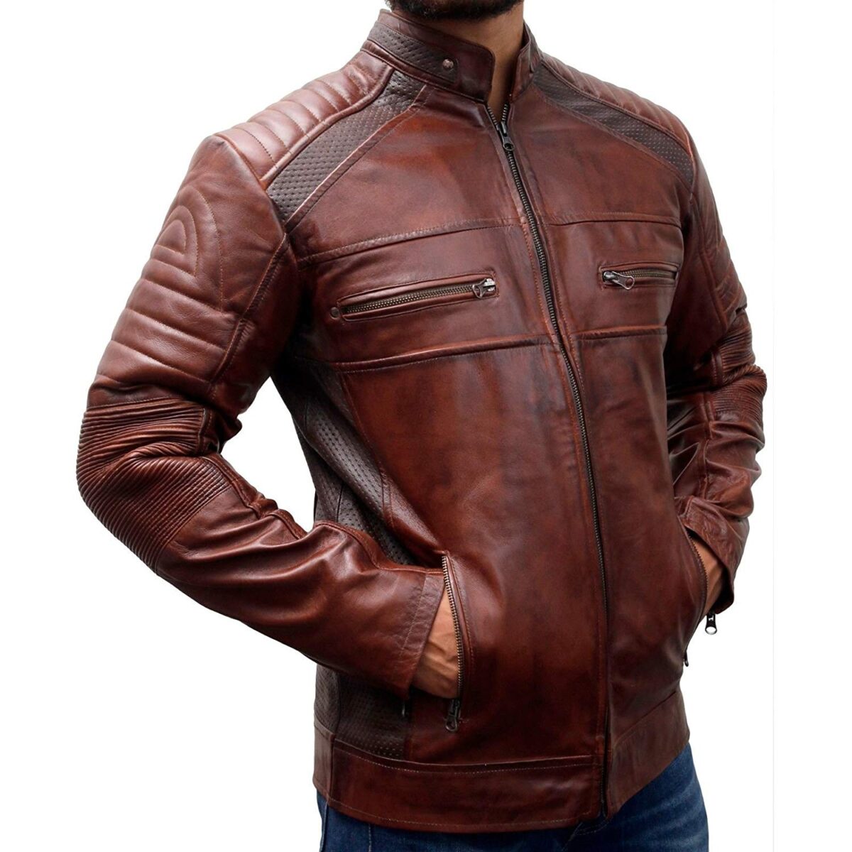 Real Leather Bane Coat - The Dark Knight Rises - Leather 4 Ever