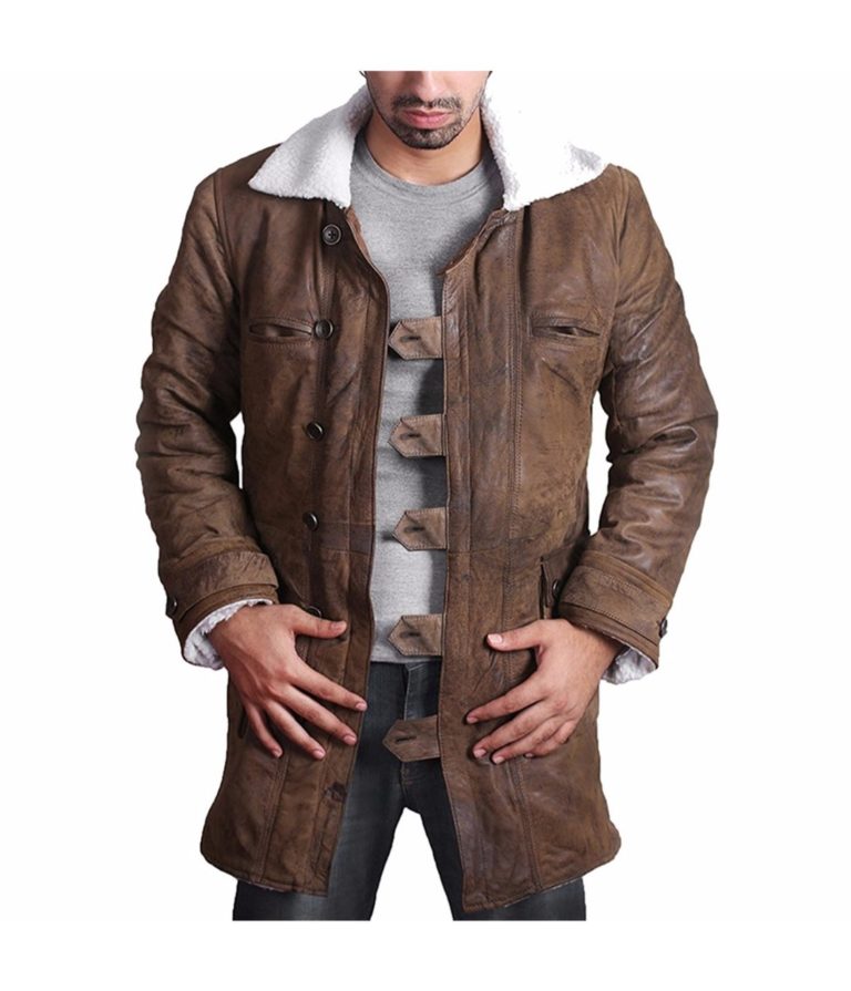 Real Leather Bane Coat - The Dark Knight Rises - Leather 4 Ever