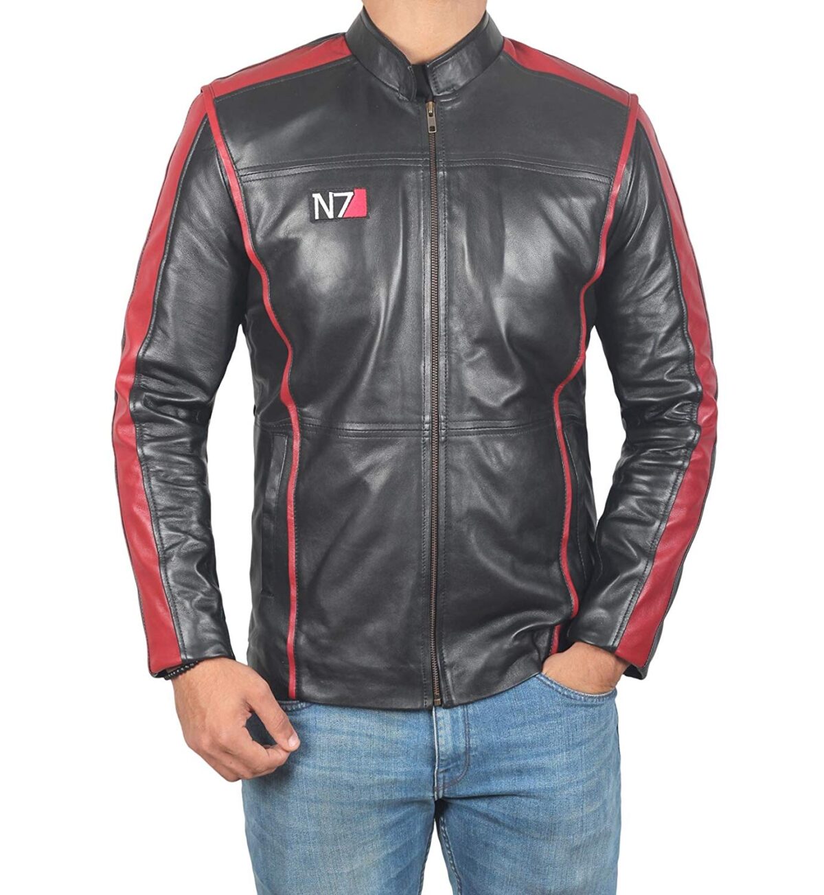 mass effect n7 leather jacket